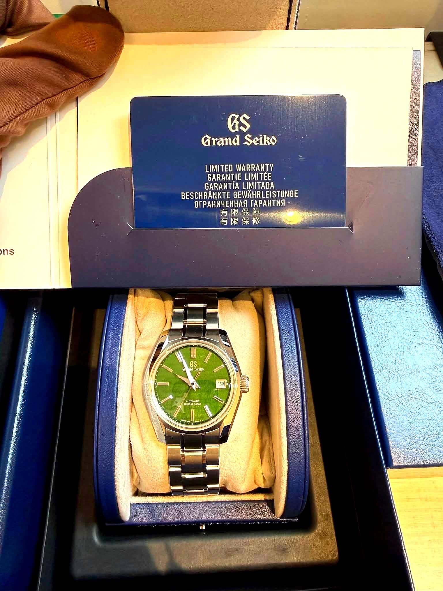 Grand Seiko SBGH351G Rikka full set with box and papers